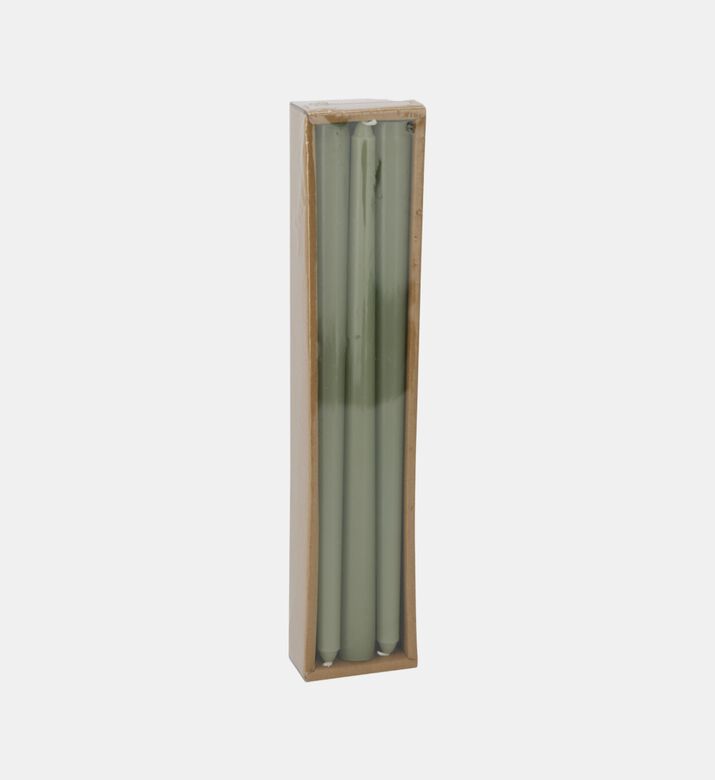 Home Deco and More Candle Set Of 6pcs, Green, Packshot View