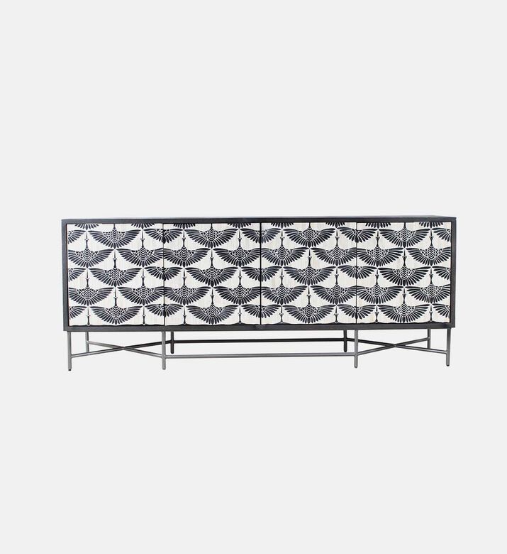 Swan Iron Buffet Table 203 X 45.5 X 81 Cm