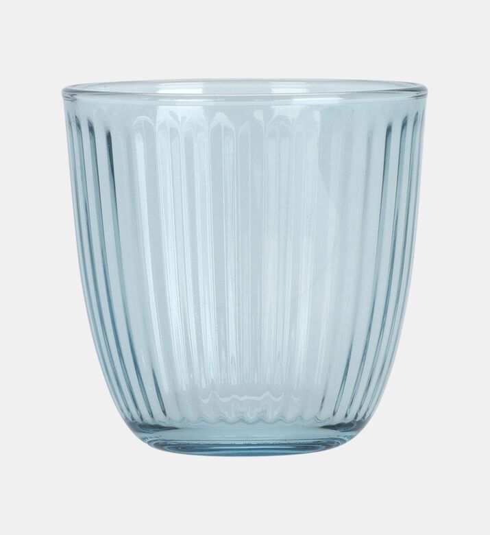 Stripe Design Drinking Glass-295ml