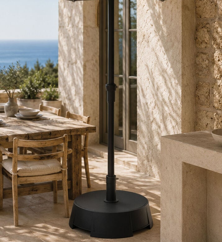 Home Deco and More Anthracite Parasol Base 25 Kg, Packshot View