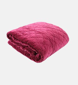 Velvet Embroidered Bed Cover