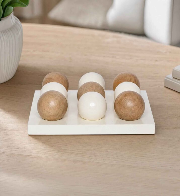 Home Deco and More Tic Tac Toe Game Board, Model View