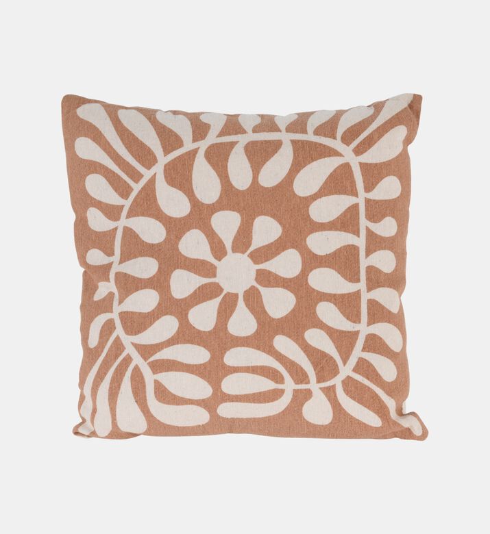 Cotton Abstract Design Square Cushion