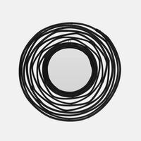 Kubu Sun Rattan Wall Mirror