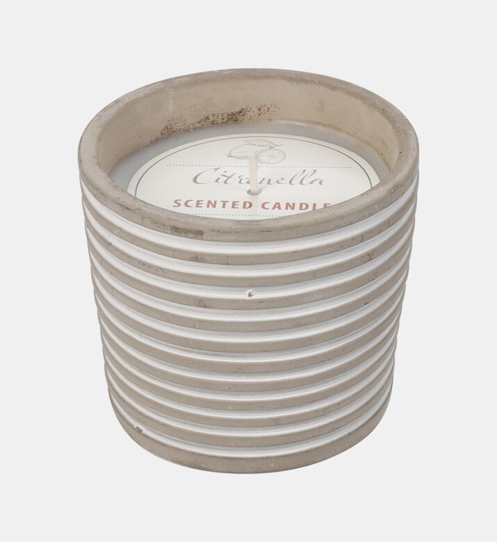 Citronella Candle-in-cement Pot Design 1
