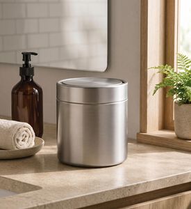 Eko Fandy Stainless Steel Table Bin, Model View