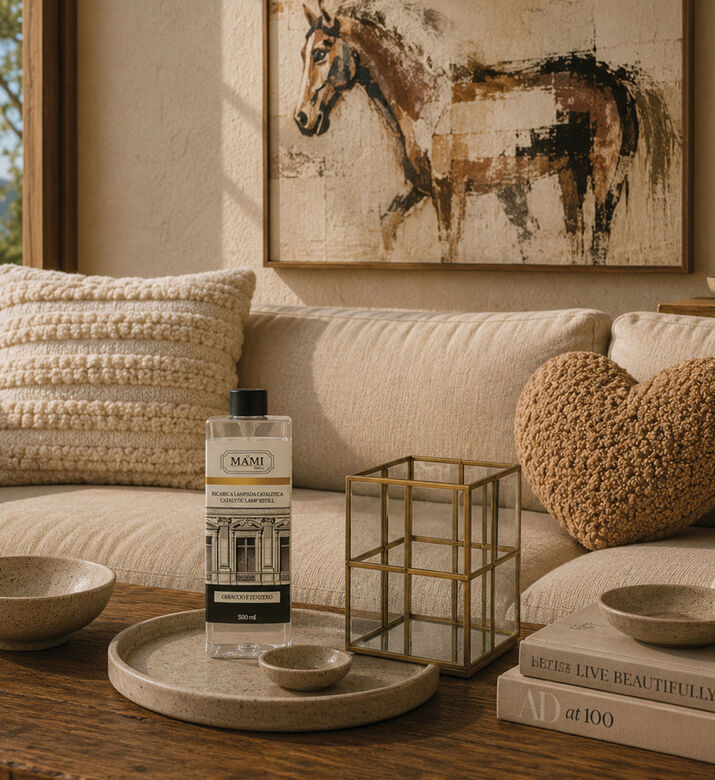 Baci Milano Ice And Ginger Refill Lamp, Packshot View