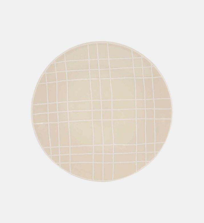 Home Deco and More Checkered Dessert Plates 4-piece Set, Packshot View