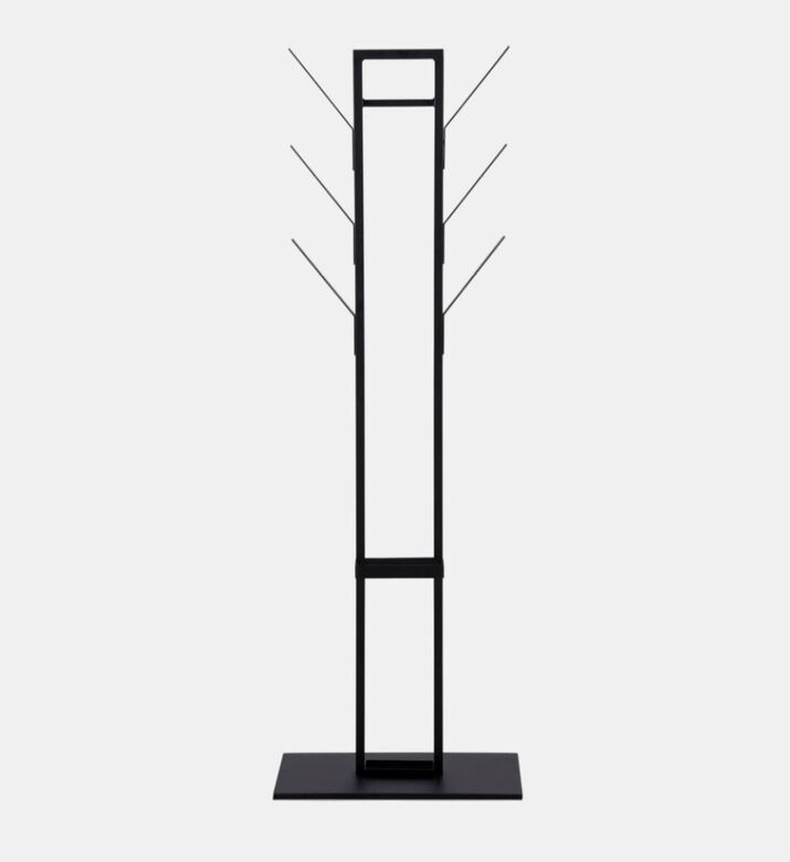 Home Deco and More Winson Double Coat Hanger, Black, Packshot View