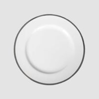 Silver-rimmed Presentation Plate - 31 Cm