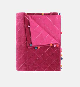 Home Deco and More Cotton Tassels Bed Cover, Multicolor, 130x170-cm, Packshot View