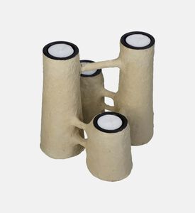 Paper Mache Linked Candle Holder