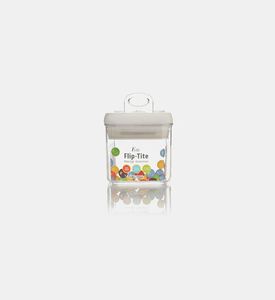 Home Deco and More Plastic Square Food Keeper, White, S, Packshot View