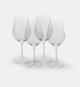 Crystalline 4-piece Wine Glass Set