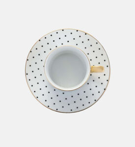 Polka Dots Coffee Cups 6-piece Set