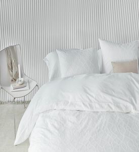 Barabara Hofmann Duvet Cover Milky, White, 240x220-cm, Packshot View