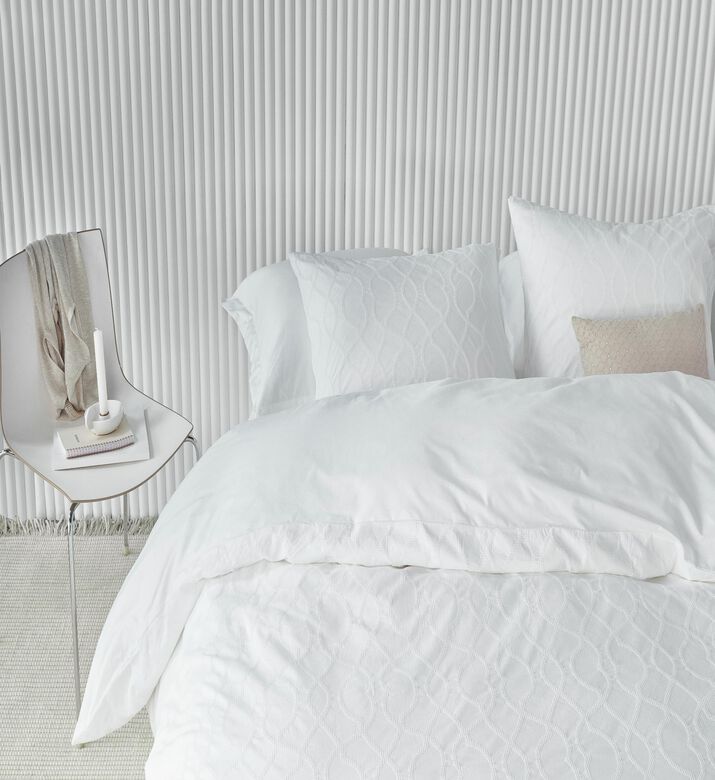 Barabara Hofmann Duvet Cover Milky, White, 240x220-cm, Packshot View