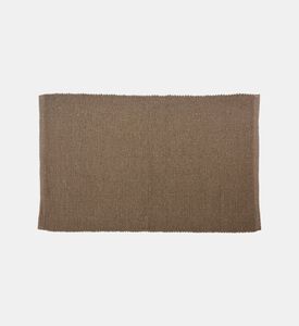 Woven Recycled Cotton Plush Striped Rug