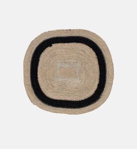 Home Deco and More Manda Seagrass Round Placemat, Packshot View