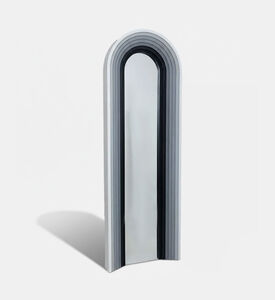 Home Deco and More Dorian Mango Wood Wall Mirror, Packshot View