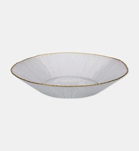 Home Deco and More Small Gold Rim Serving Plate, Packshot View