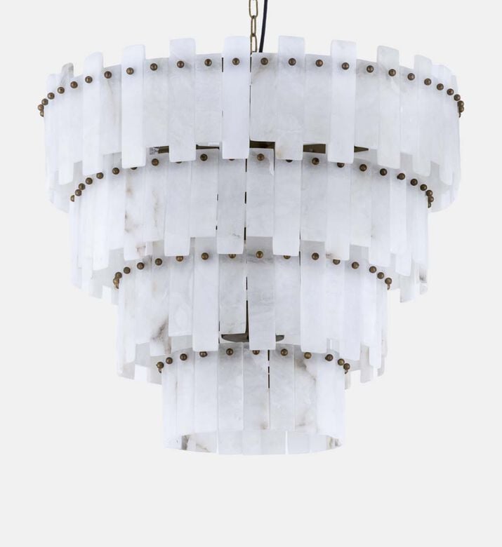 Home Deco and More Elegant 4-tier Alabaster Chandelier, Packshot View