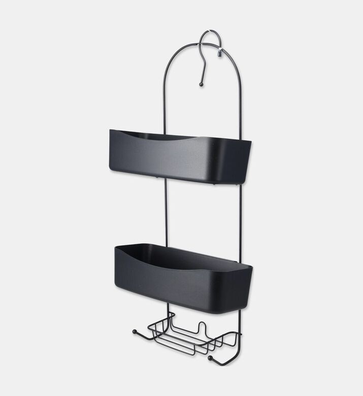 Home Deco and More Iron Bathroom Rack, Black, Packshot View