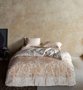 Essenza Maere Cotton Satin Duvet Cover, White, 200x220-cm, Packshot View