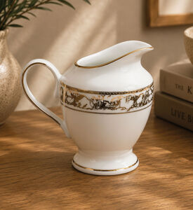 Home Deco and More Vera Lys Porcelain Creamer, Packshot View
