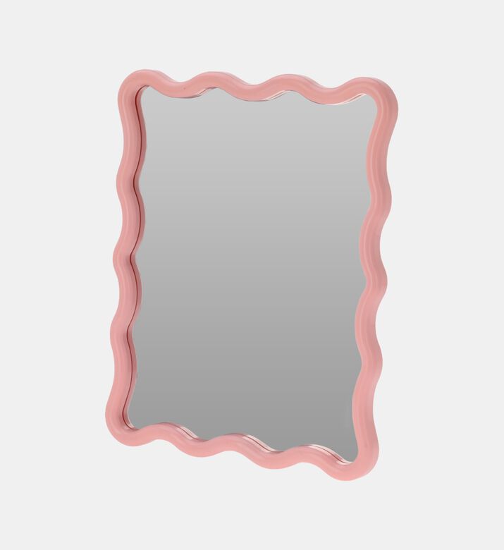 Waved Frame Wall Mirror