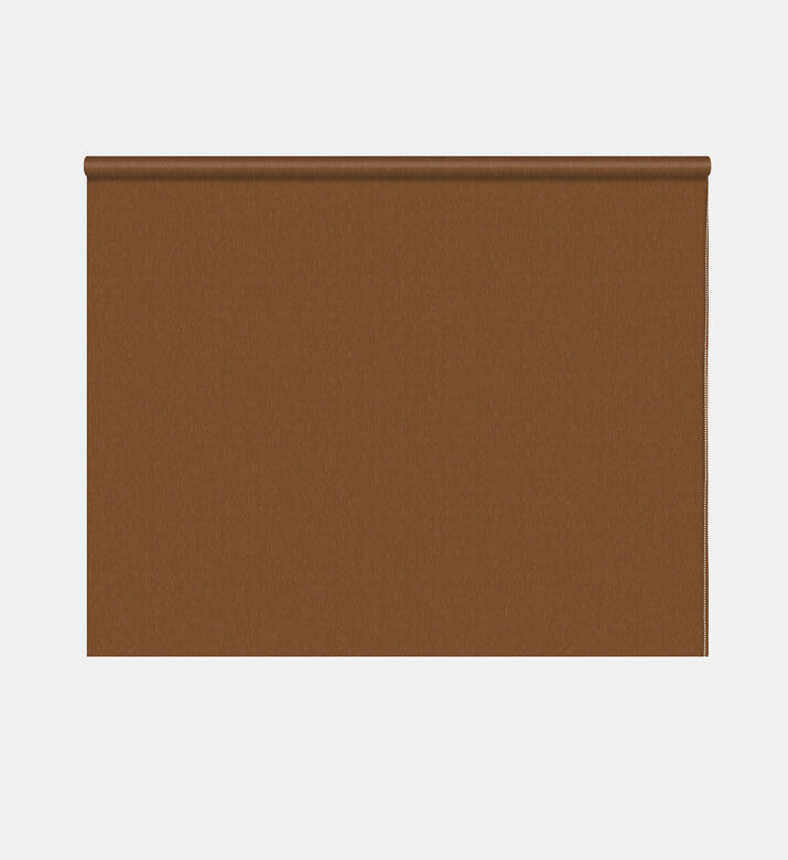 Golfino Canvas Window Roller Blind Curtain, Brown, 120x190-cm, Packshot View
