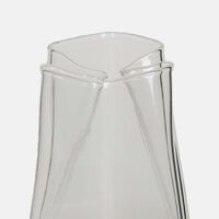 Glass Cut-out Rectangular Vase