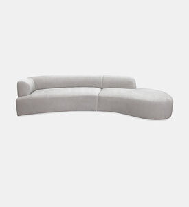Home Deco and More Venice Curved Sofa Chaise, Packshot View