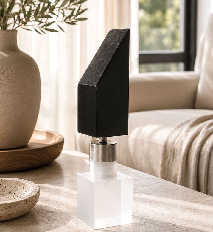 Golfino Alfa Wood Oblique Finial, Packshot View