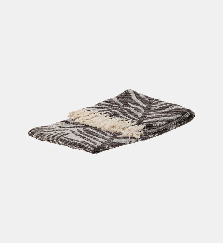 Cotton Woven Plaid Throw