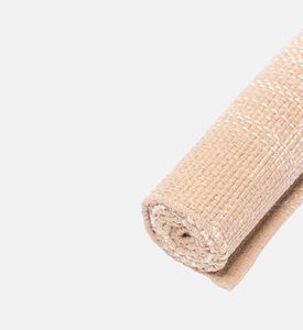 Home Deco and More Thea Cotton Kitchen Rug, Beige, 70x140-cm, Packshot View