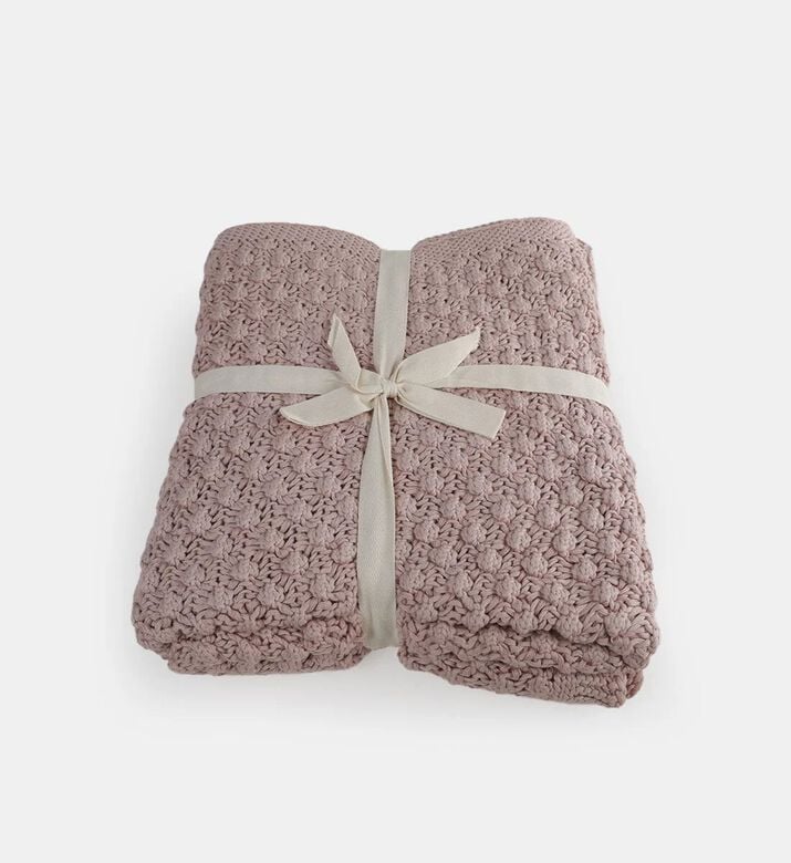 Cannon Knitted Cotton Accent Home Throw, Packshot View