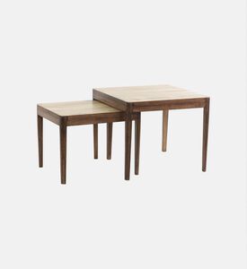 Stijn Wood Side Tables 2-piece Set