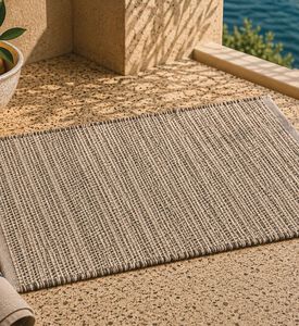 Home Deco and More Woven Recycled Cotton Rug, Packshot View