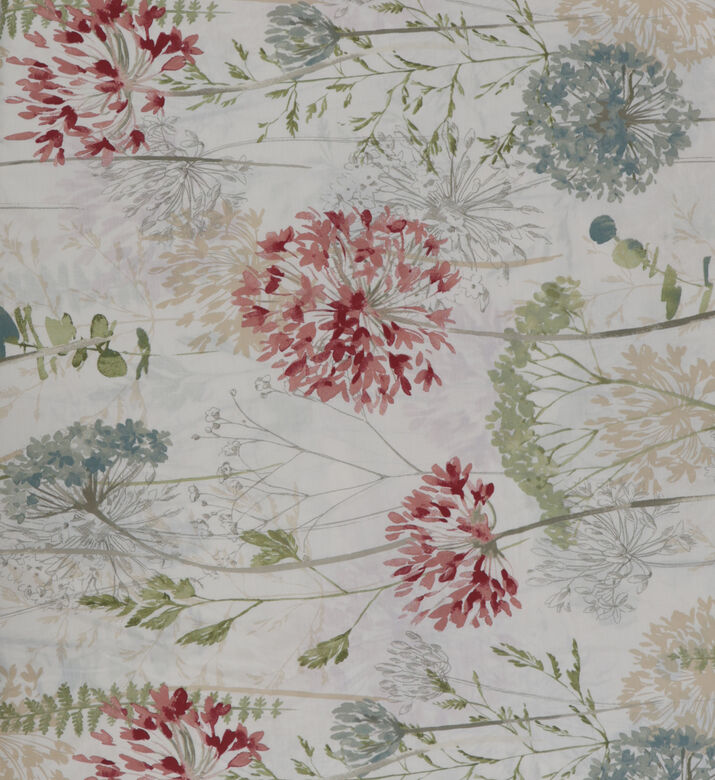 Home Deco and More King Polycotton Country Meadow Front Duvet Cover 4-piece Set, Multicolor, 220x240-cm, Packshot View