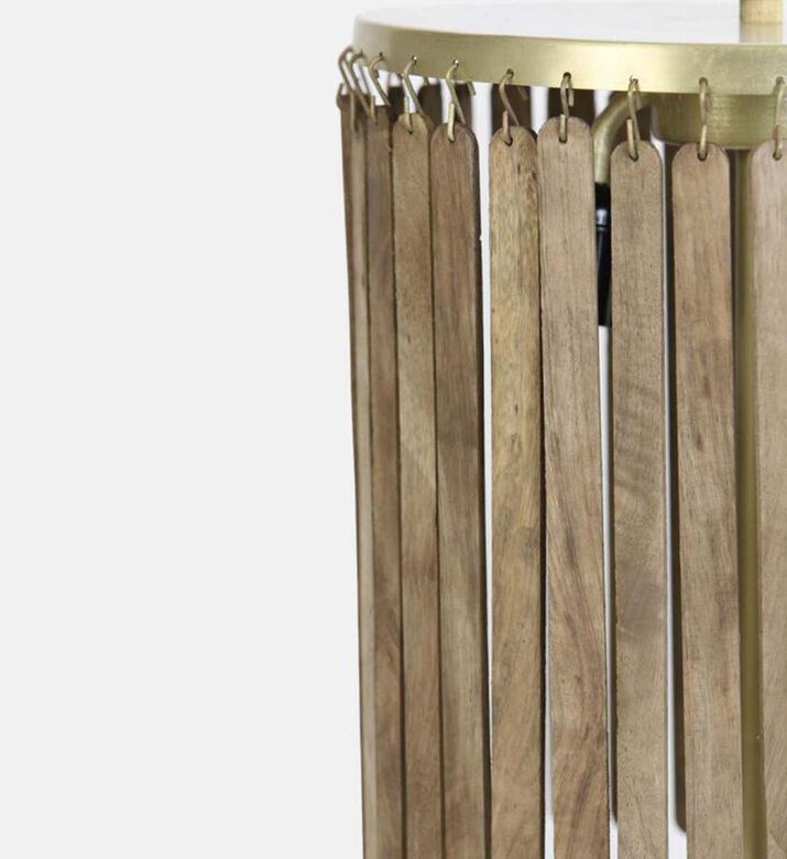 Light and Living Gularo Mango Wood Table Lamp, Packshot View