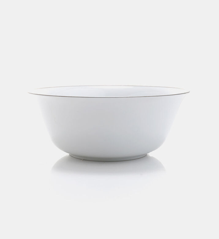 Guy Degrenne Eclipse Galon Porcelain Salad Bowl, Packshot View