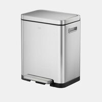 Stainless Steel Rectangular Trash Can