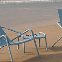 Fleole Aluminum Low Table