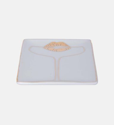 Kiss Wine Printed Square Tray