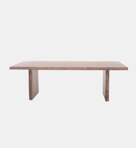 Home Deco and More Ethnic Acacia Wood Dining Table, Dark-brown, 380-cm, Packshot View