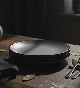 Home Deco and More Happy Dessert Plate 4-piece Set, Packshot View