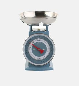 Excellent Houseware Traditional Mechanical Kitchen Scale, Blue, 5-kg, Packshot View