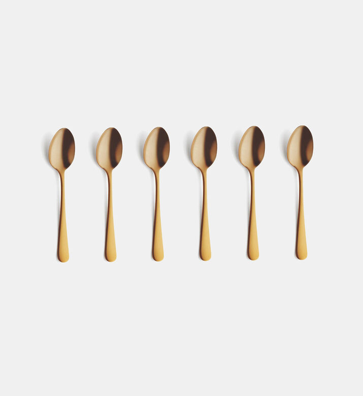 Vintage Moka Gold Spoon 6-piece