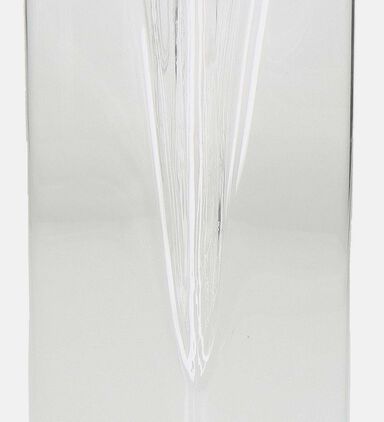 Glass Cut-out Rectangular Vase